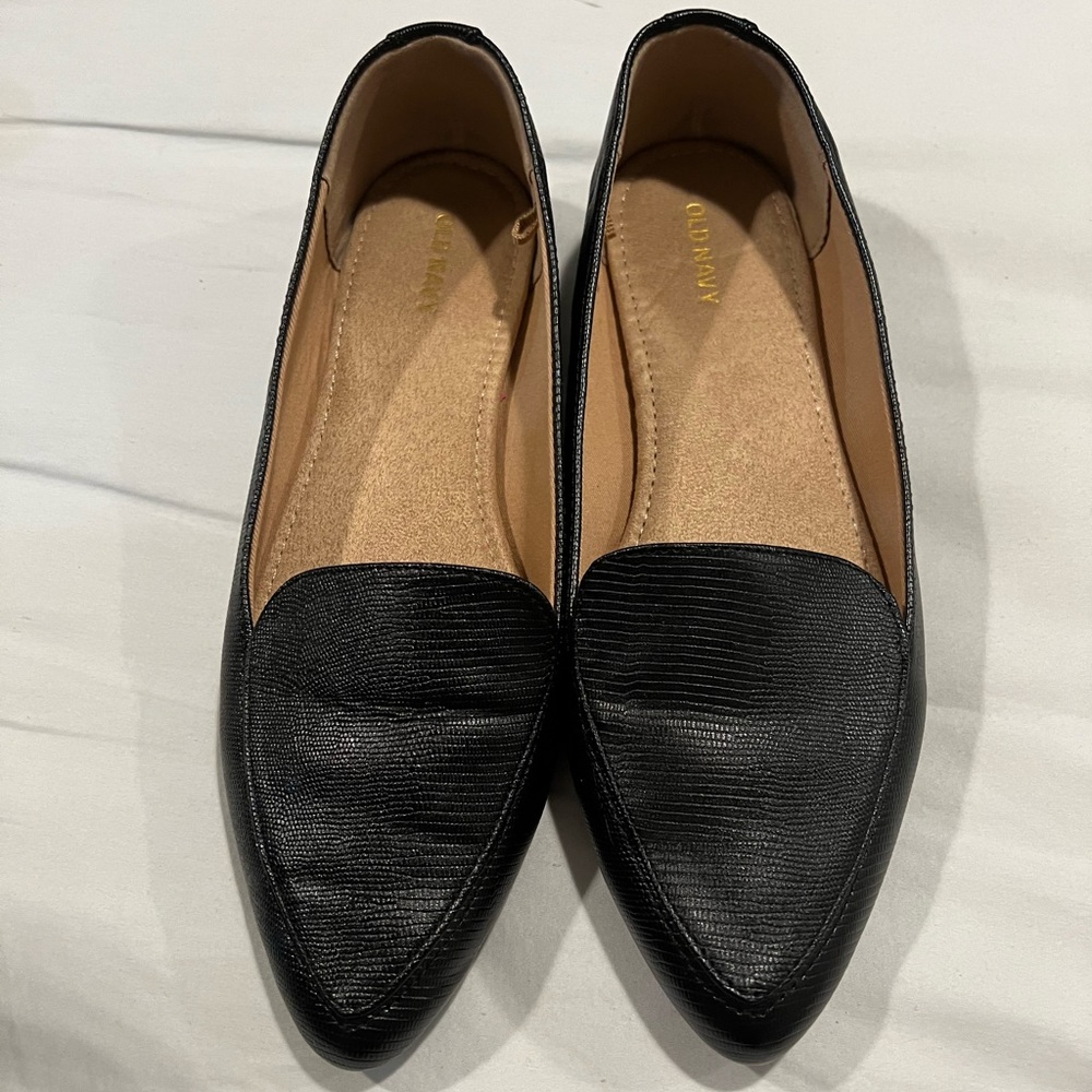 Black old navy flats